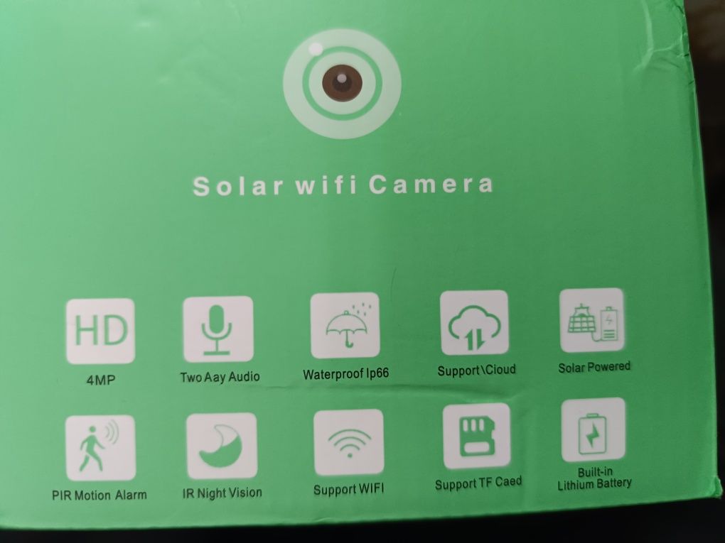 Camera supraveghere solara 4mp noua