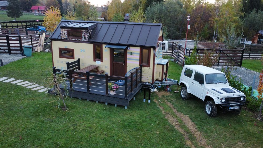 Casa mobila din piese Lego