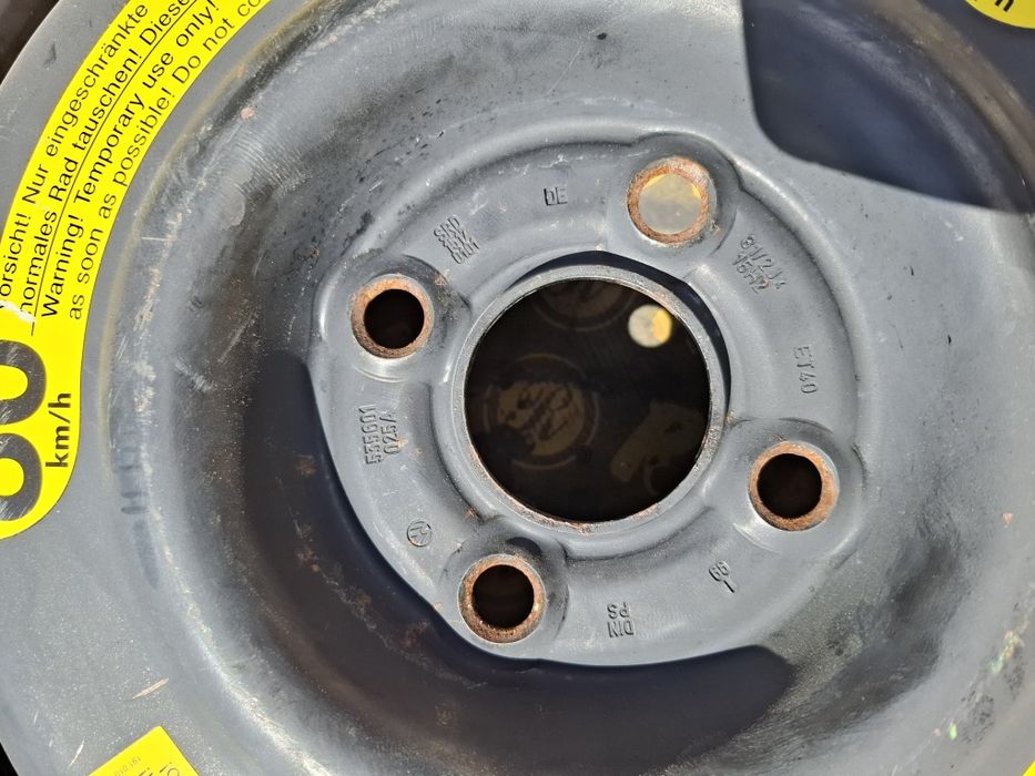 1 бр джанта(патерица]за Фолксваген 4x100 15 цола 3,5 J*Ет 40*ц.о 57,1