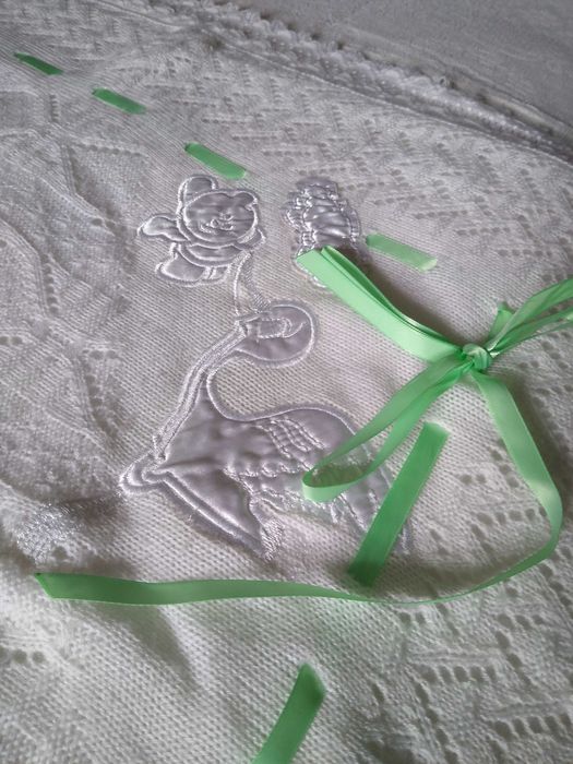 Păturică copii botez