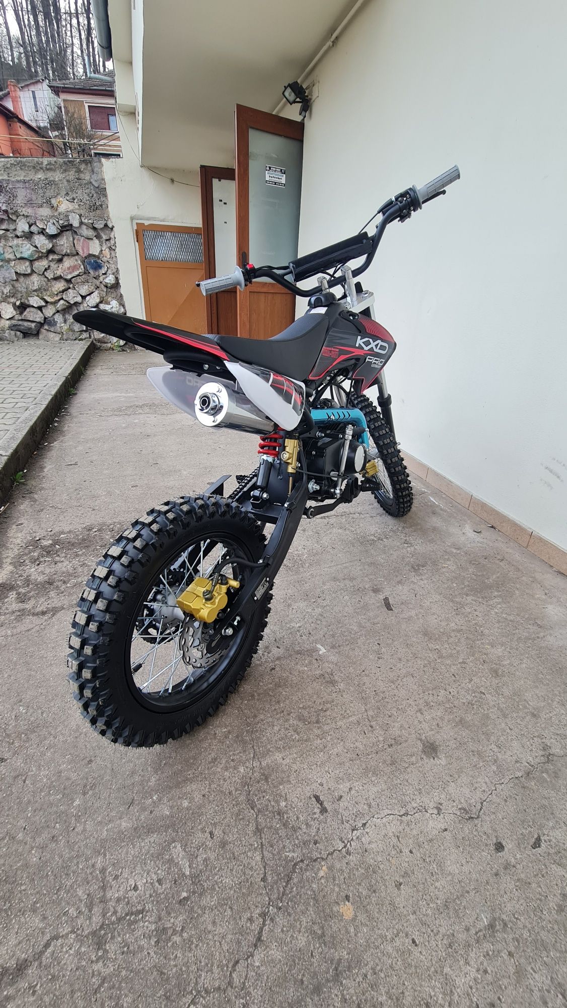 Cross MOTOCROSS ENDURO KXD PRO GERMANY 607 kickstart 125cc 4 timpi Nou