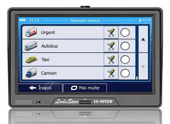 GPS Camion 7"HD LodeStar, iGO Primo pentru soferii profesionisti TIR