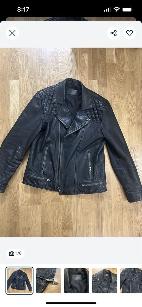 All Saints Conroy /Kushiro/ XXL кожено яке