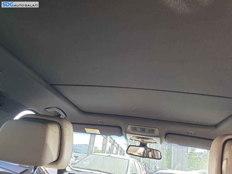 Plafon Negru Plafoniera Tapiterie Tavan Material Textil Interior cu Trapa Panorama BMW Seria 5 F11 2009 - 2017 [C5297]