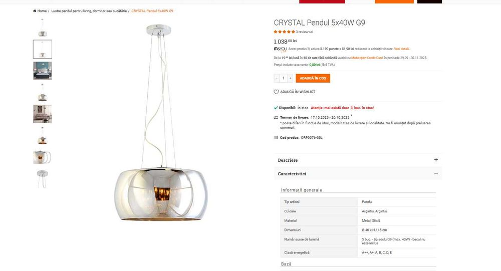 lustra led Mobexpert
