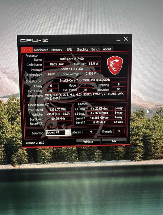Kit PC i5 7400 8 Gb GTX1050 240 GB SSD+2 TB HDD +Monitor Samsung