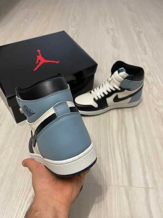 Nike Jordan 1 High Obsidian Blue / Adidasi PREMIUM Fete / Baieti