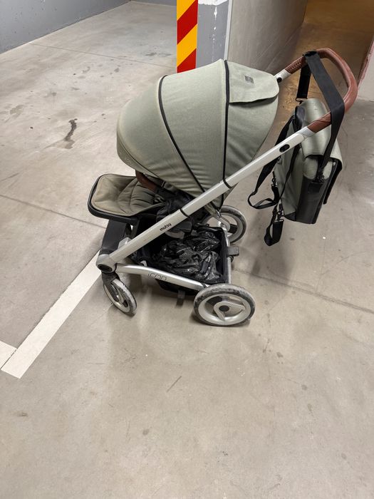 Комбинирана детска количка Mutsy IICON VISION JADE GREEN