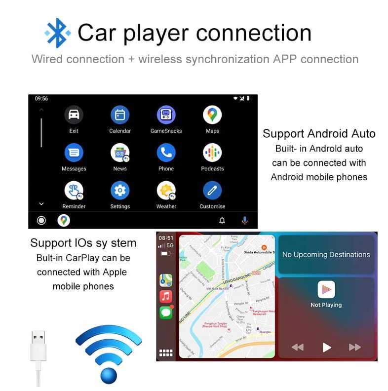Navigatie Android 13, 2GB,Carplay&Android pentru Opel AstraCorsaZafira