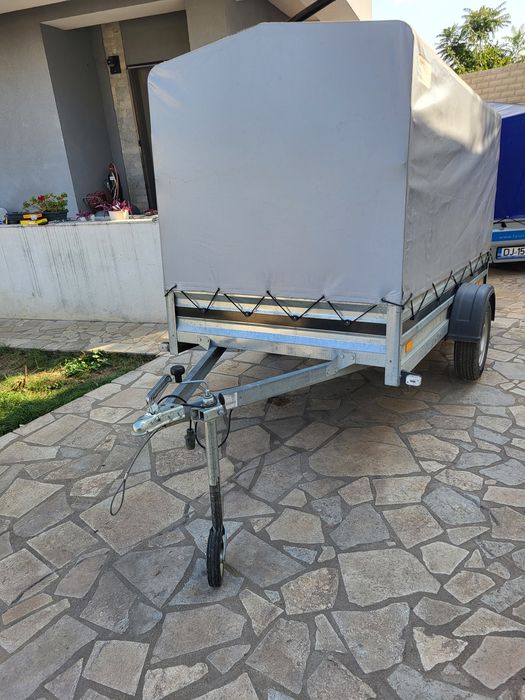Remorca 750 kg MARTZ Polonia 260x135x150 volum cu prelata inmatriculat
