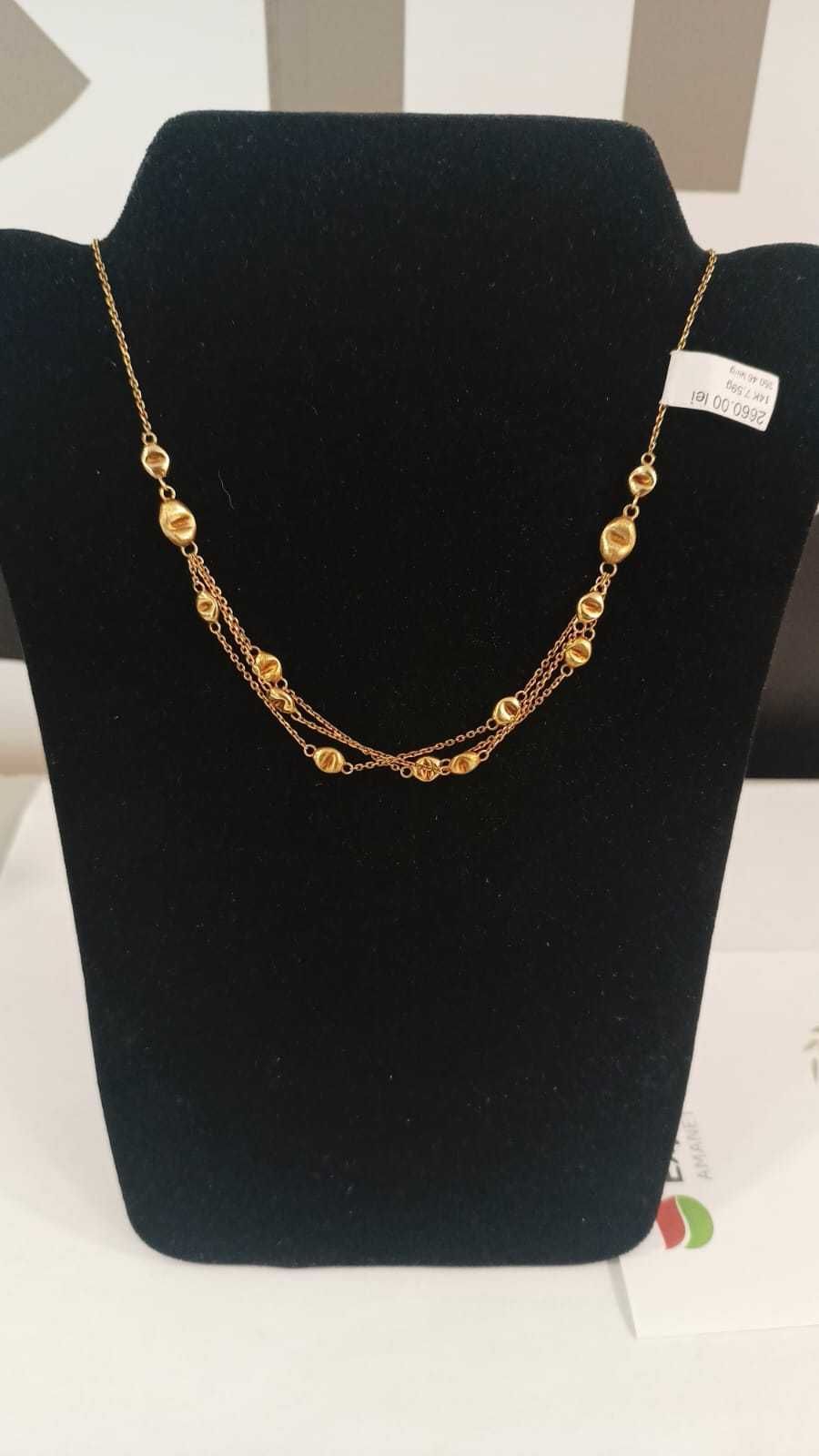 (Ag24) Lant aur 14K 7.59gr B8255/42