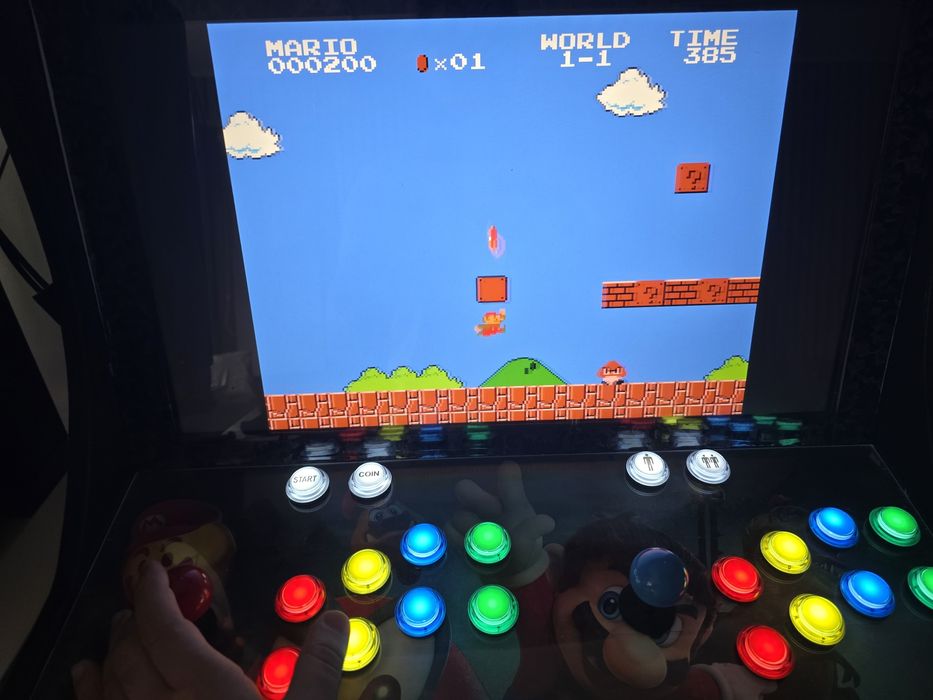 Arcade topbar handmade