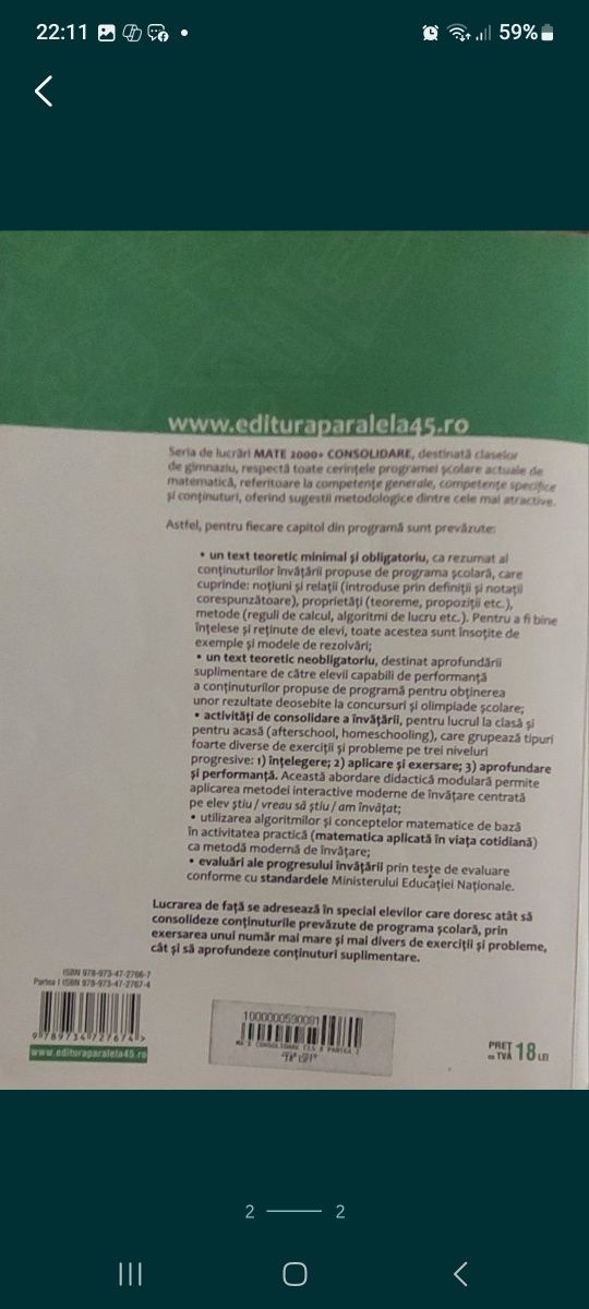 Culegere Matematica