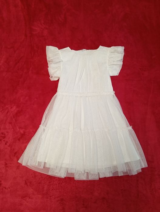 Rochie alba mărimea 128/134