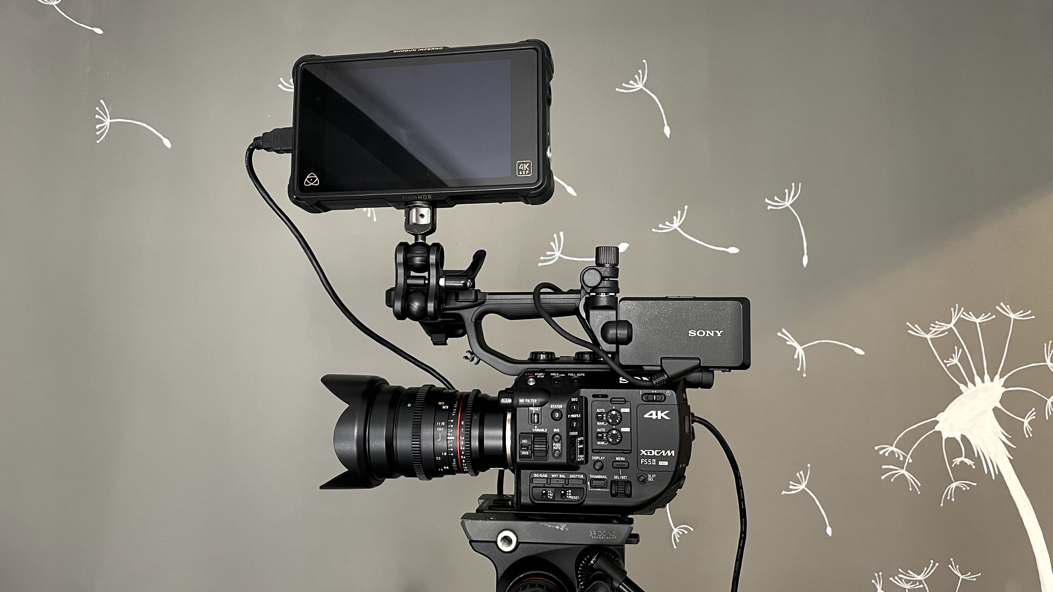 Sony FS5 MK2 Atomos Shogun Inferno Samyang Cine 14, 24, 35, 50, 85