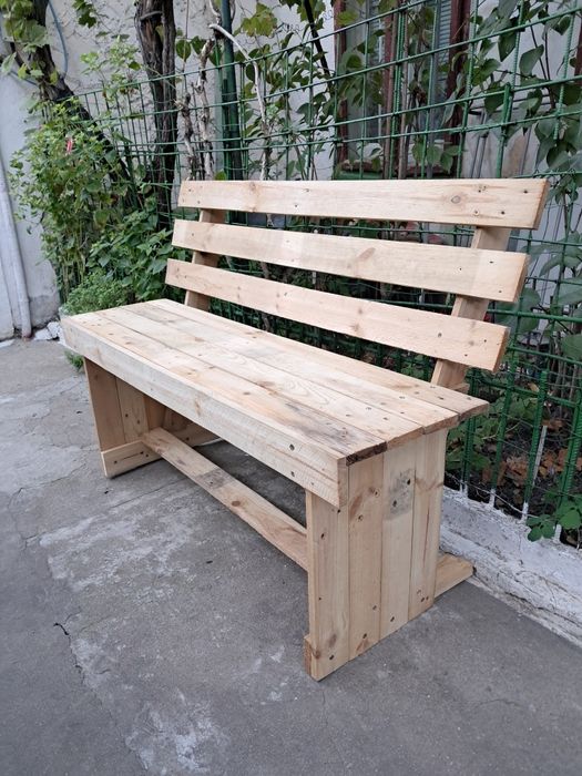 Băncuță din lemn (L 100cm)