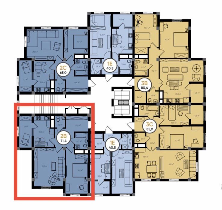 Срочно кв Жк “Parkent Plaza”  2/11/14 76м2 коробка