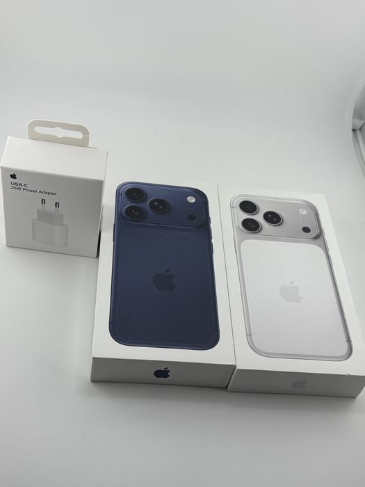 Apple iPhone 17 Pro, 512GB, Deep Blue, silver, SIGILAT