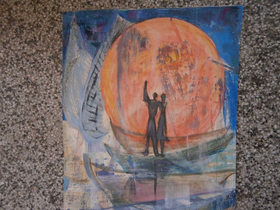 Абстрактна картина Зл.Кафтанджиеа