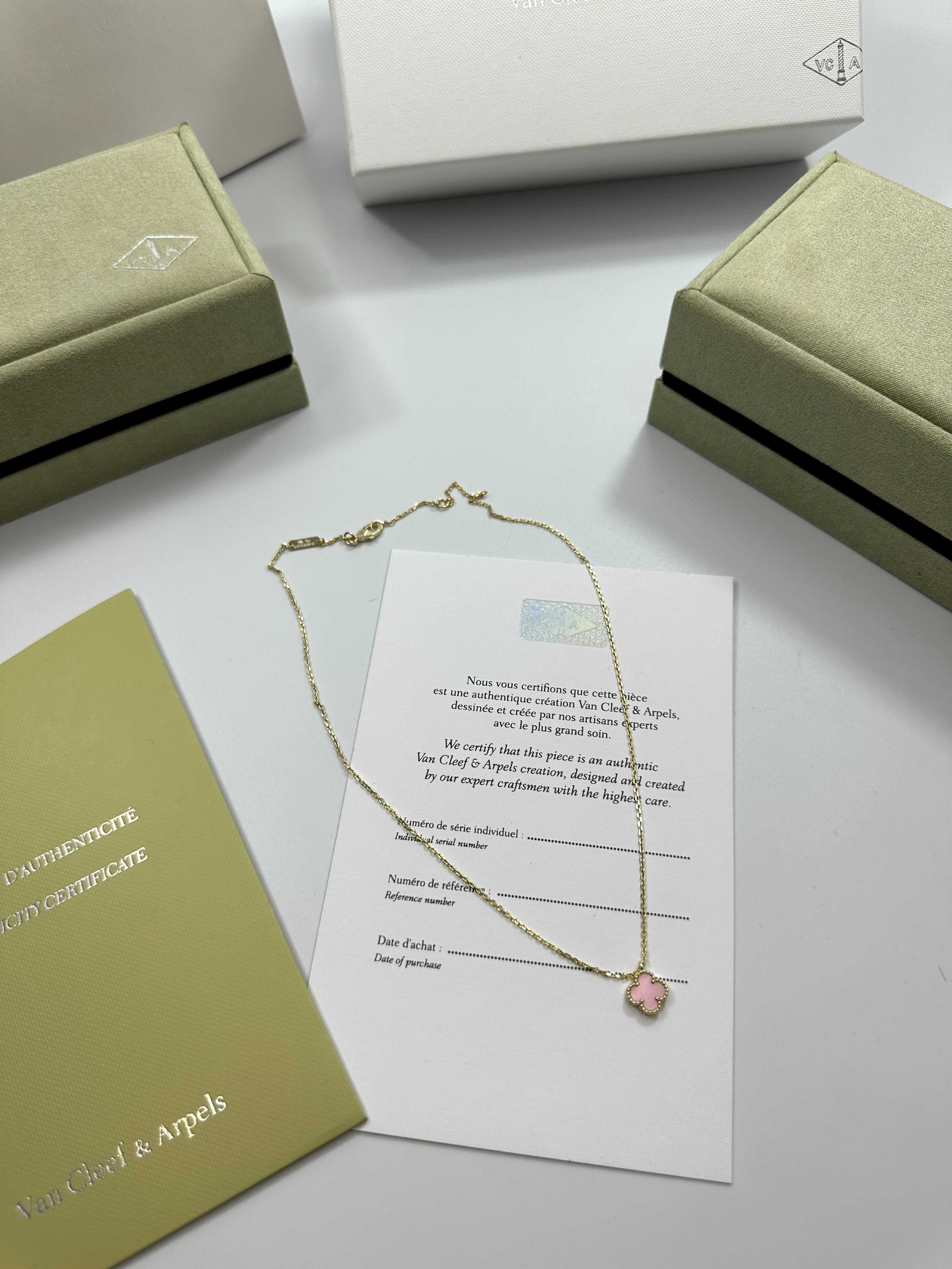 Colier MINI Van Cleef & Arpels Gold 750 Pink