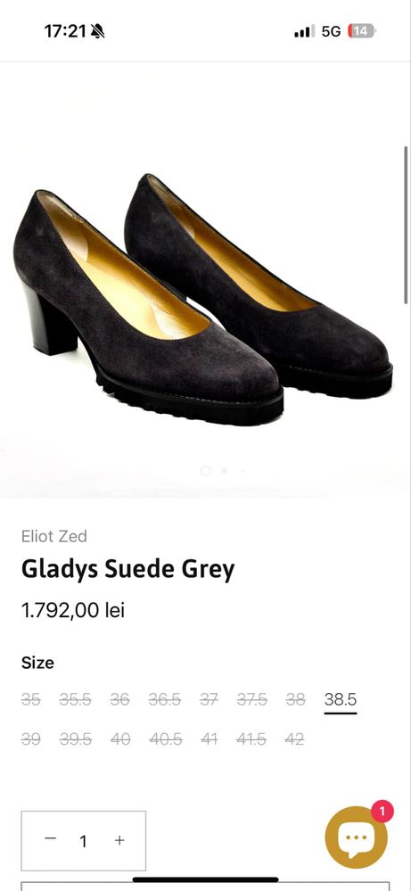Pantofi si ghete de damă noi, eliot zed , piele int/ext pana si talpa