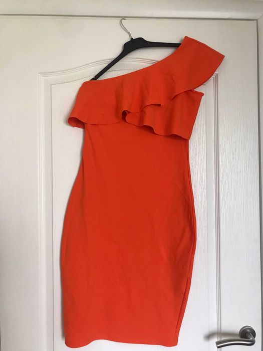 Rochie asimetrica cu volane Mojito XS