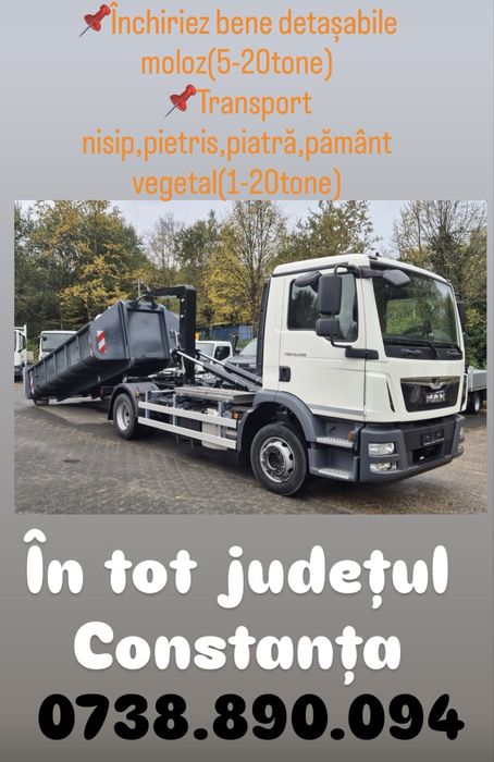 Inchiriez bene detasabile moloz