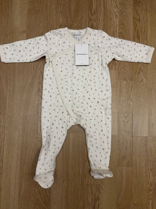 Salopeta matlasata din jerseu h&m, 68 cm, 4-6 luni