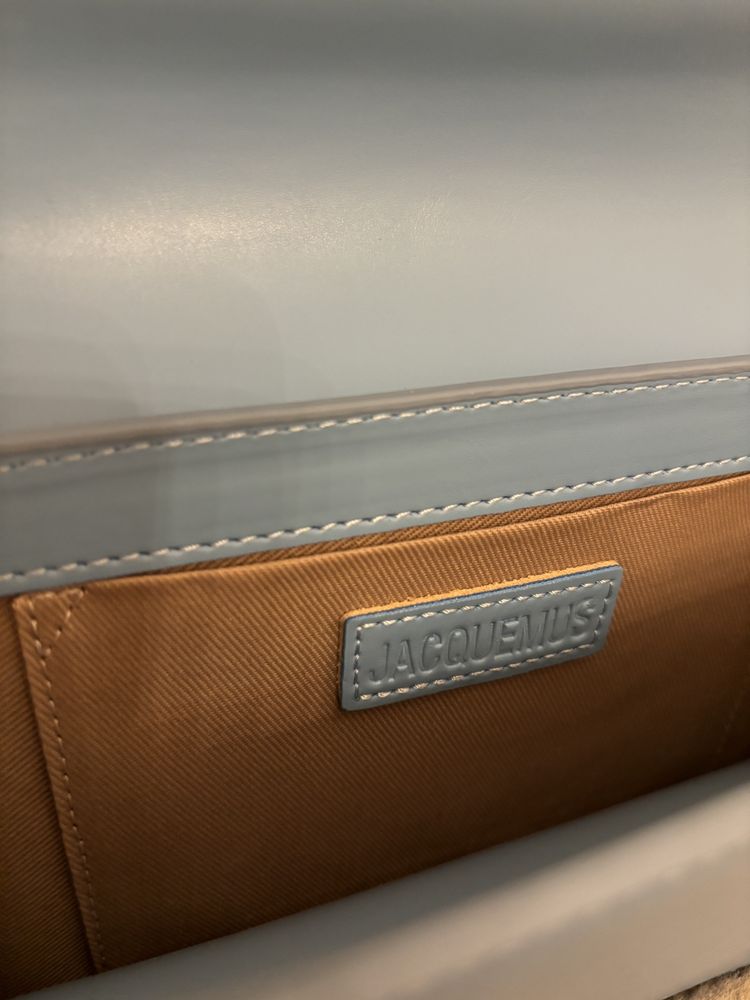 Geanta/Poseta Jacquemus Le Chiquito Long blue