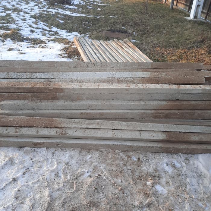 Spalieri din beton recuperați din defisari