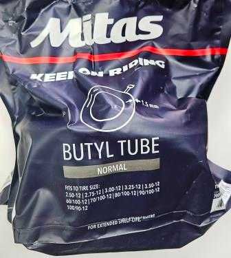 Вътрешна мото гума 2.50/2.75/3.00/3.25/3.50-12 JS87 BR МИТАС Усилена
