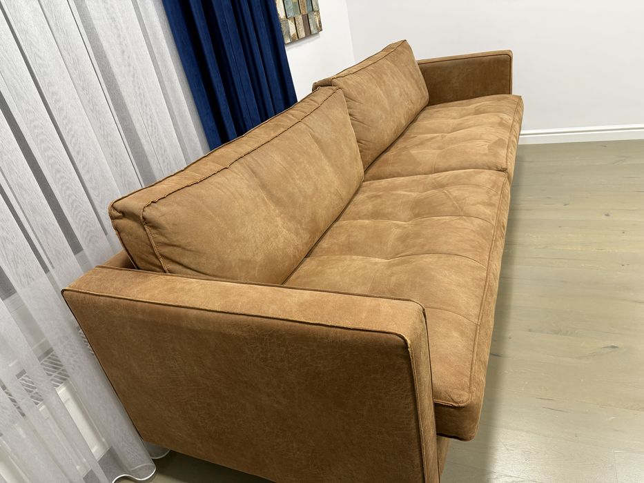 Canapea piele maro