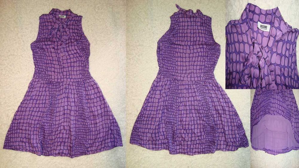 MOSCHINO рокля коприна