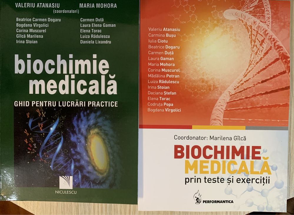 Carti biochimie medicina anul 1