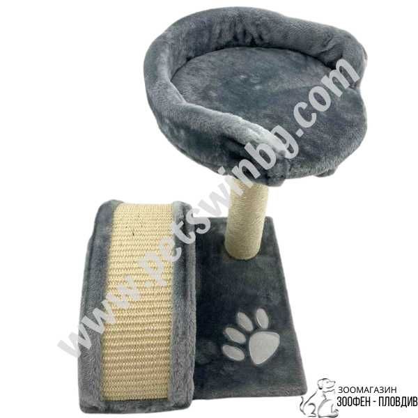 PetInterest Cat Tree Tunnel Grey - 35/35/45см - Катерушка за Коте