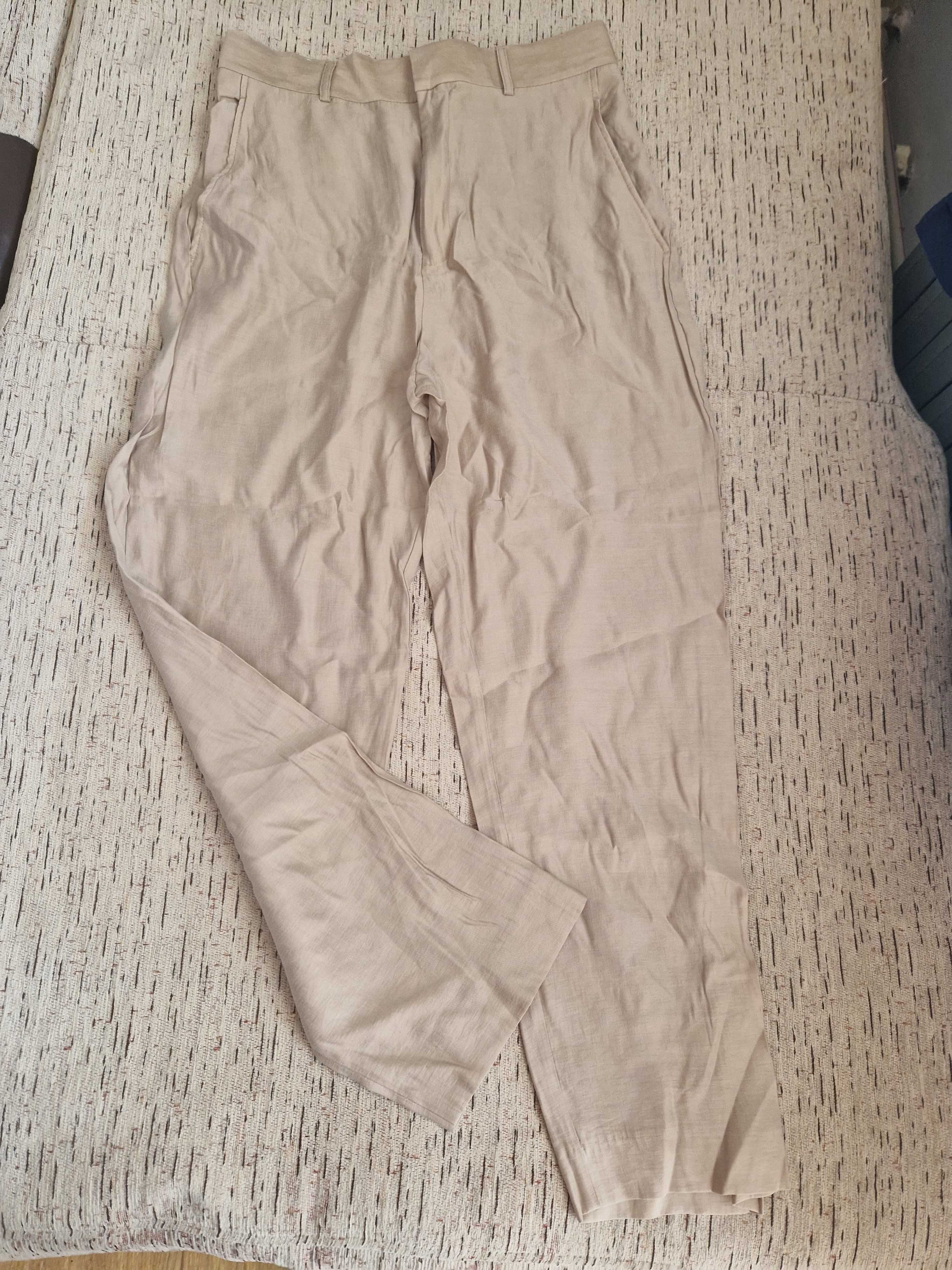 Pantalon damă cu talie înaltă,H&M