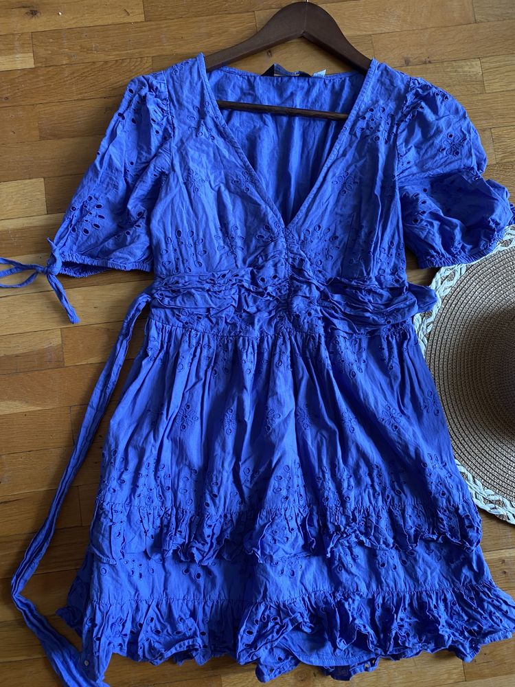 Синя памучна рокля Dorothy Perkins - р. 38-S/M