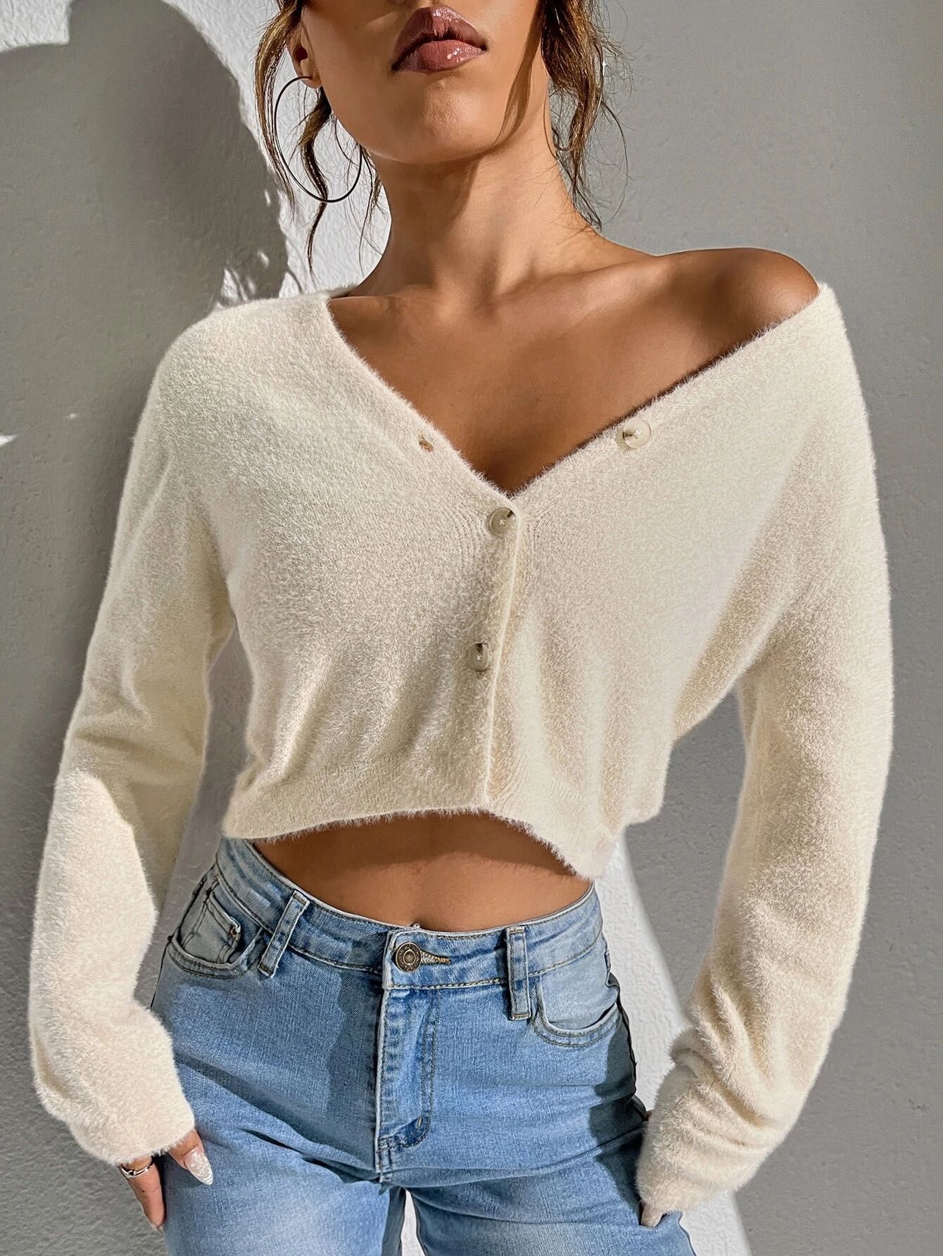 Женский теплый пуловер Shein L размер
