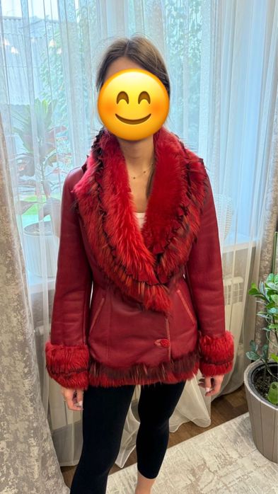 Дубленка натуральная, б/у