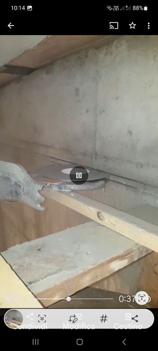 Taiere pereți beton armat!