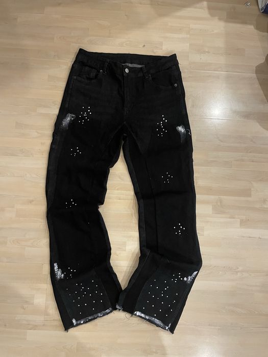 Flared Jeans Black