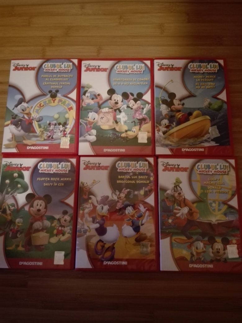 Clubul lui Mikey Mouse cărți și dvd -uri.