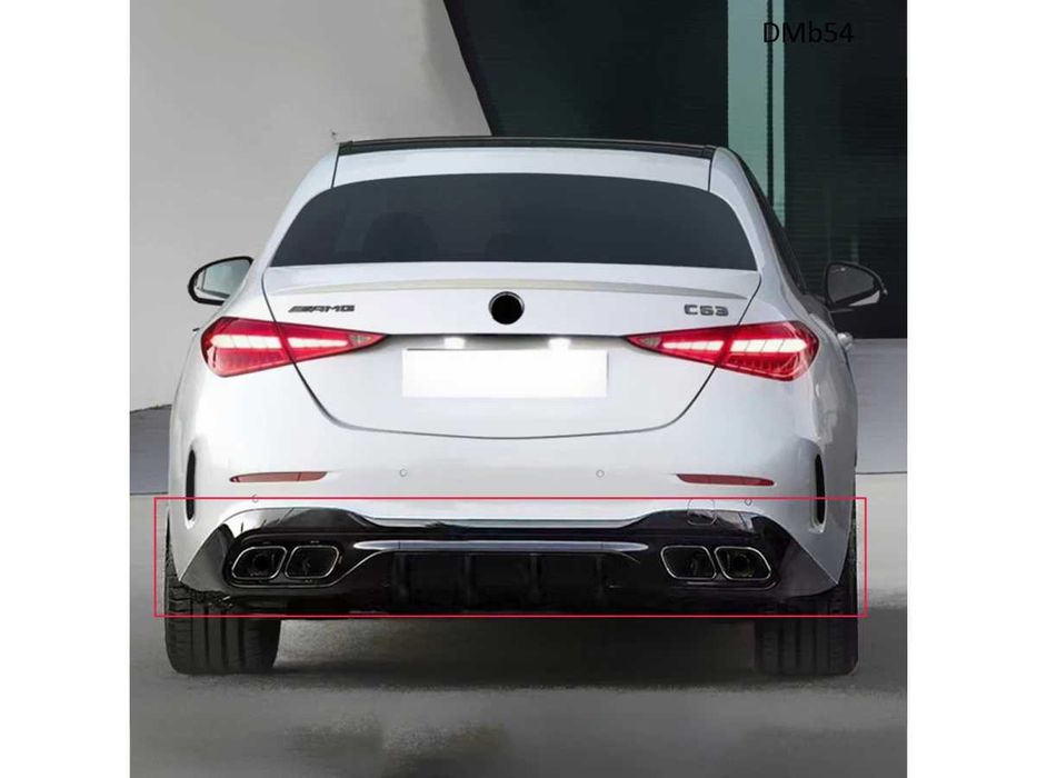 Kit tuning Mercedes pentru clasa C (W206) Spoiler, difuzor, varfuri