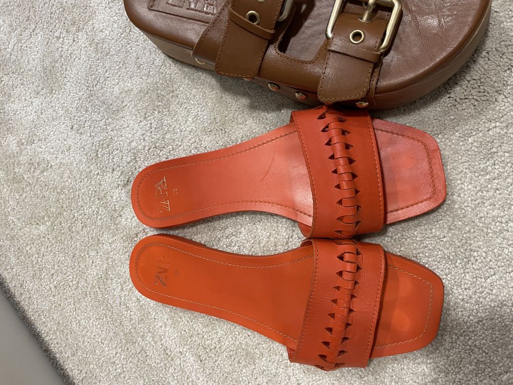 Zara сандали и чехли, Waggon paris платформа