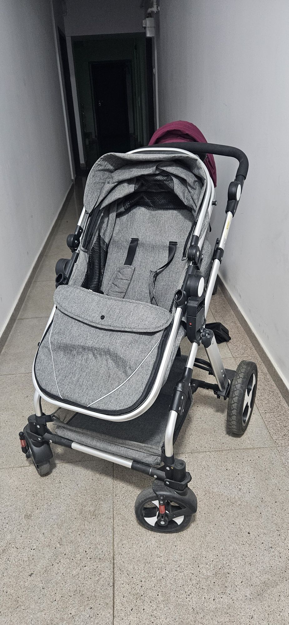 Carucior 3 in 1 Luna Travel Kota Baby Gri