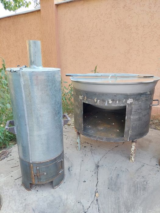 Прокат посуды и столов. Аренда, казан-ошак, титан қазан ошақ