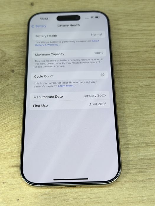 iPhone 16 Pro 128GB 100% бат