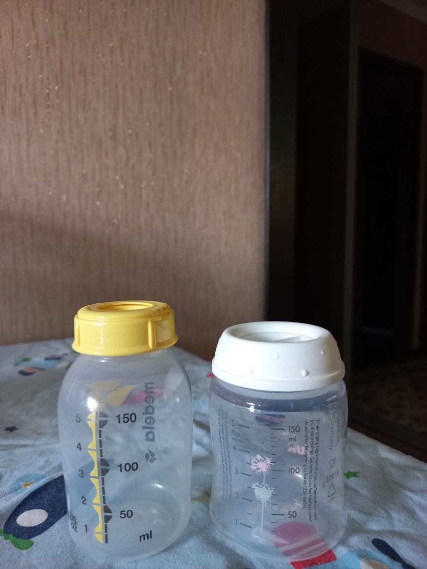 Бутылочка для кормления детей Nuk, новые, 4шт