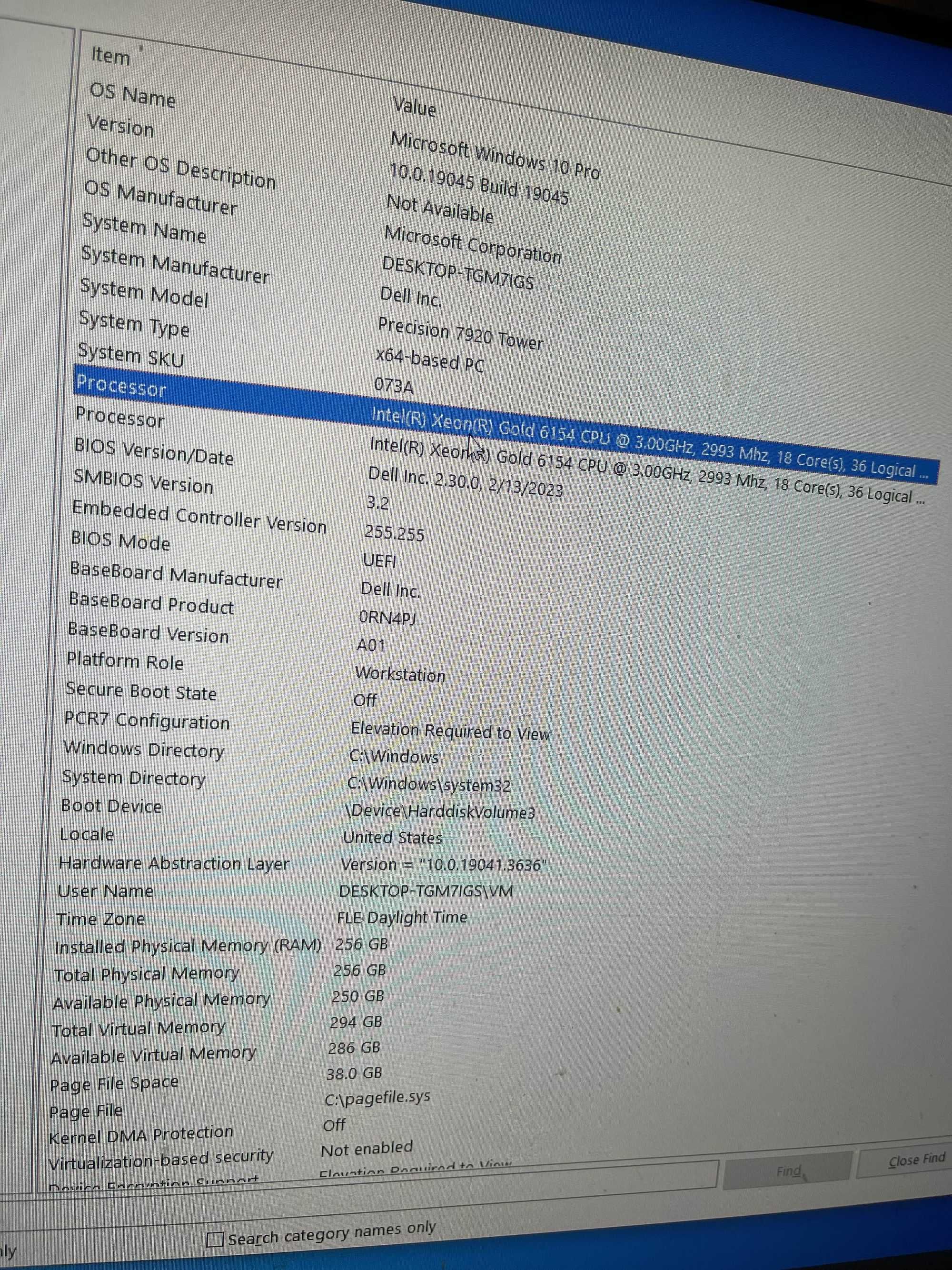 Работна станция Dell Precision 7920 Tower 2x Xeon 6154 256GB DDR4
