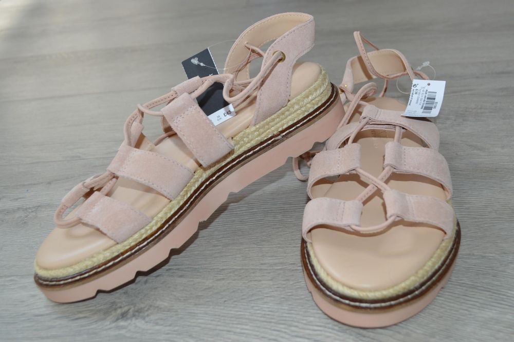 Sandale joase Next din piele, noi